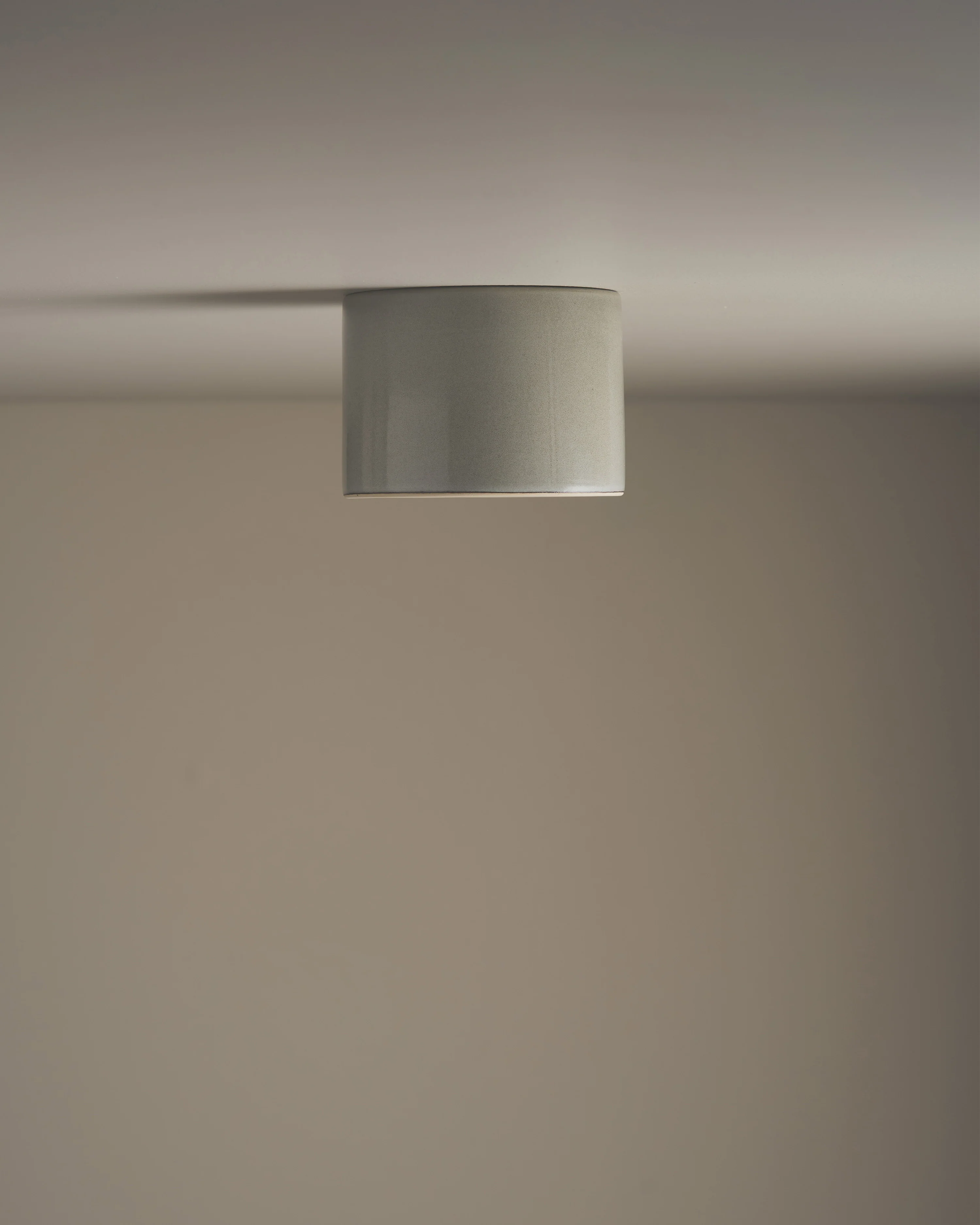 Short Cylinder Ceiling Light / Saltbush